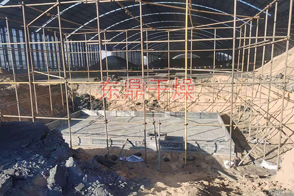 內(nèi)蒙古北通煤泥烘干機(jī)烘干設(shè)備建造現(xiàn)場