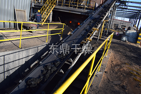 寧夏鹽池煤泥烘干機(jī)項(xiàng)目建造完成，現(xiàn)場情況圖片